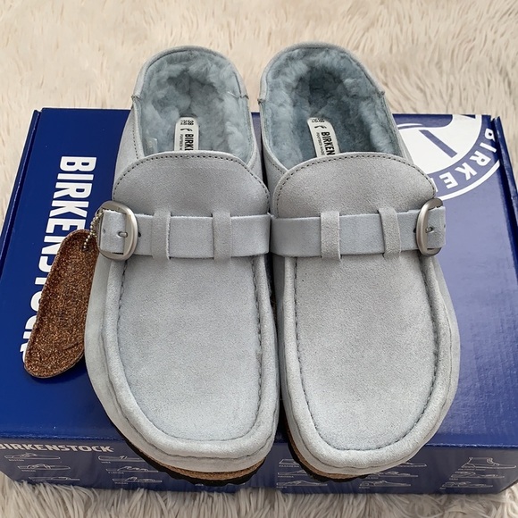 NWB Birkenstock buckley genuine shearling mule - Picture 12 of 14